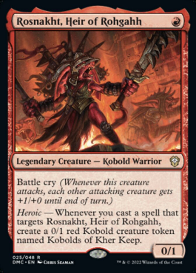 Rosnakht, Heir of Rohgahh [Dominaria United Commander] | L.A. Mood Comics and Games