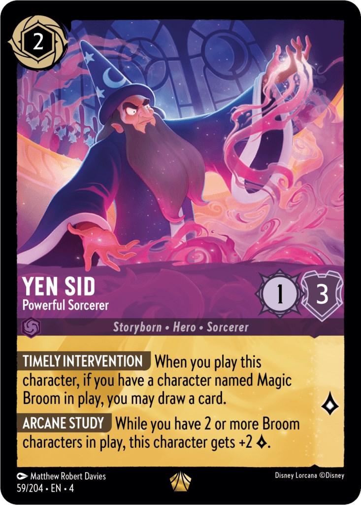 Yen Sid - Powerful Sorcerer (59/204) (59/204) [Ursula's Return] | L.A. Mood Comics and Games
