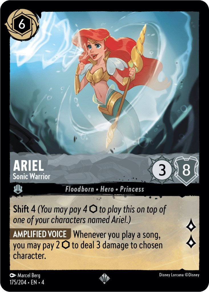 Ariel - Sonic Warrior (175/204) [Ursula's Return] | L.A. Mood Comics and Games