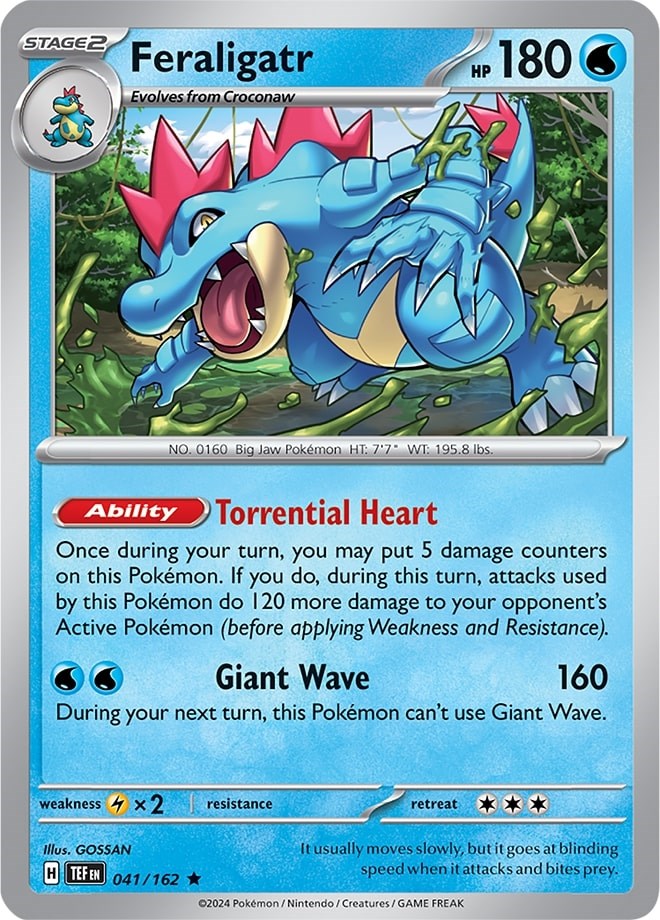 Feraligatr (041/162) (Theme Deck Exclusive) [Scarlet & Violet: Temporal Forces] | L.A. Mood Comics and Games