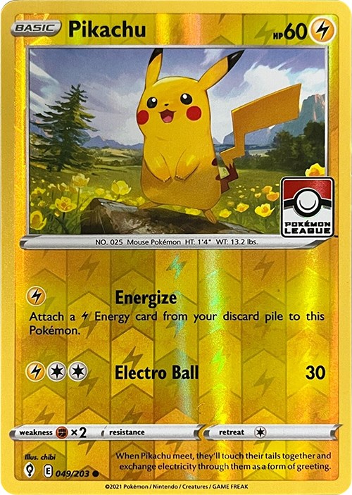 Pikachu (049/203) (2023 2024 League Promo) [League & Championship Cards] | L.A. Mood Comics and Games