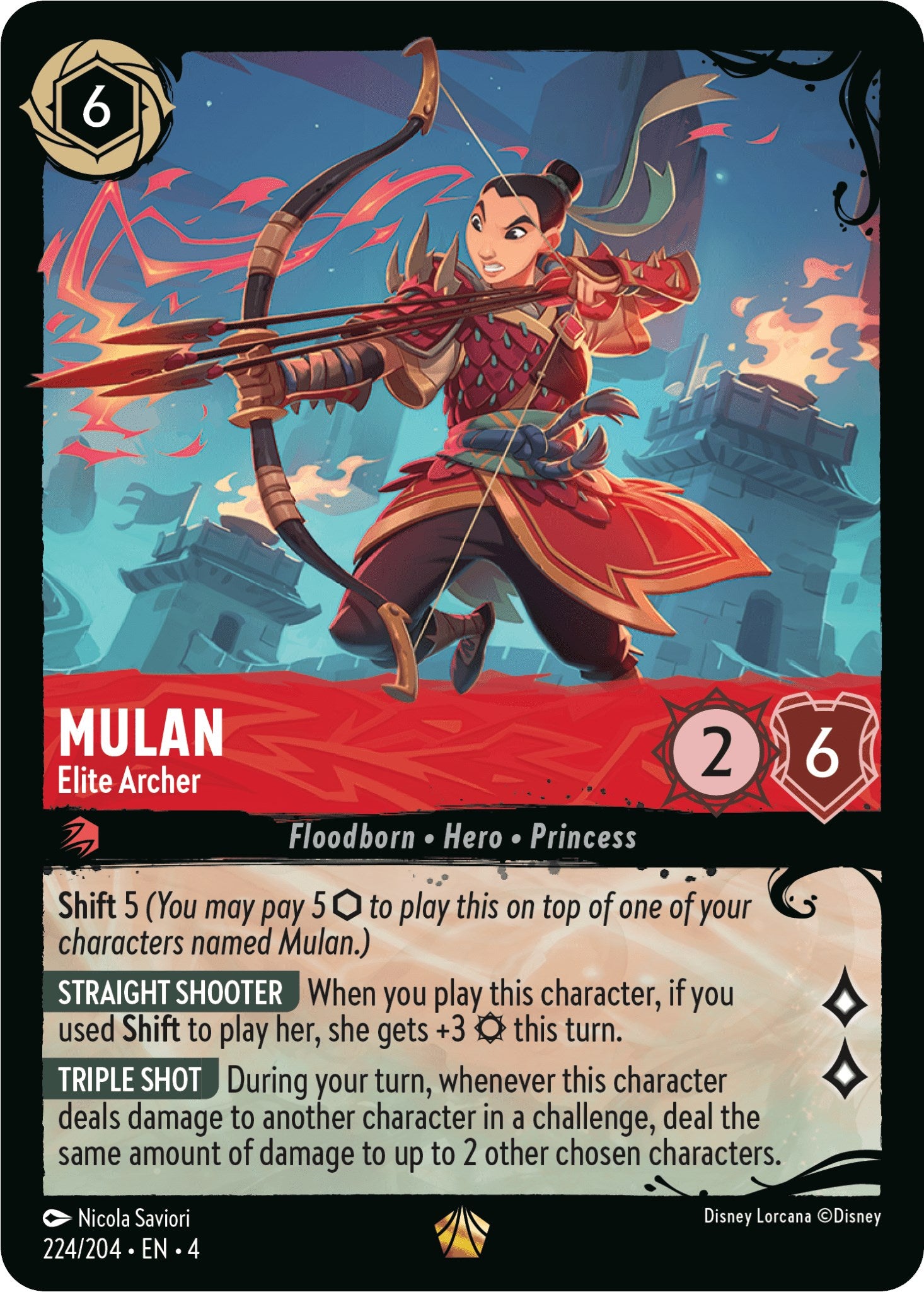Mulan - Elite Archer (224/204) (244/204) [Illumineer's Quest: Deep Trouble] | L.A. Mood Comics and Games