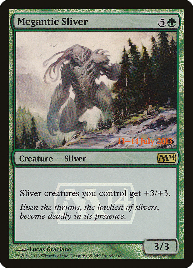 Megantic Sliver [Magic 2014 Prerelease Promos] | L.A. Mood Comics and Games