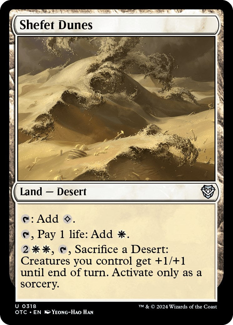 Shefet Dunes [Outlaws of Thunder Junction Commander] | L.A. Mood Comics and Games