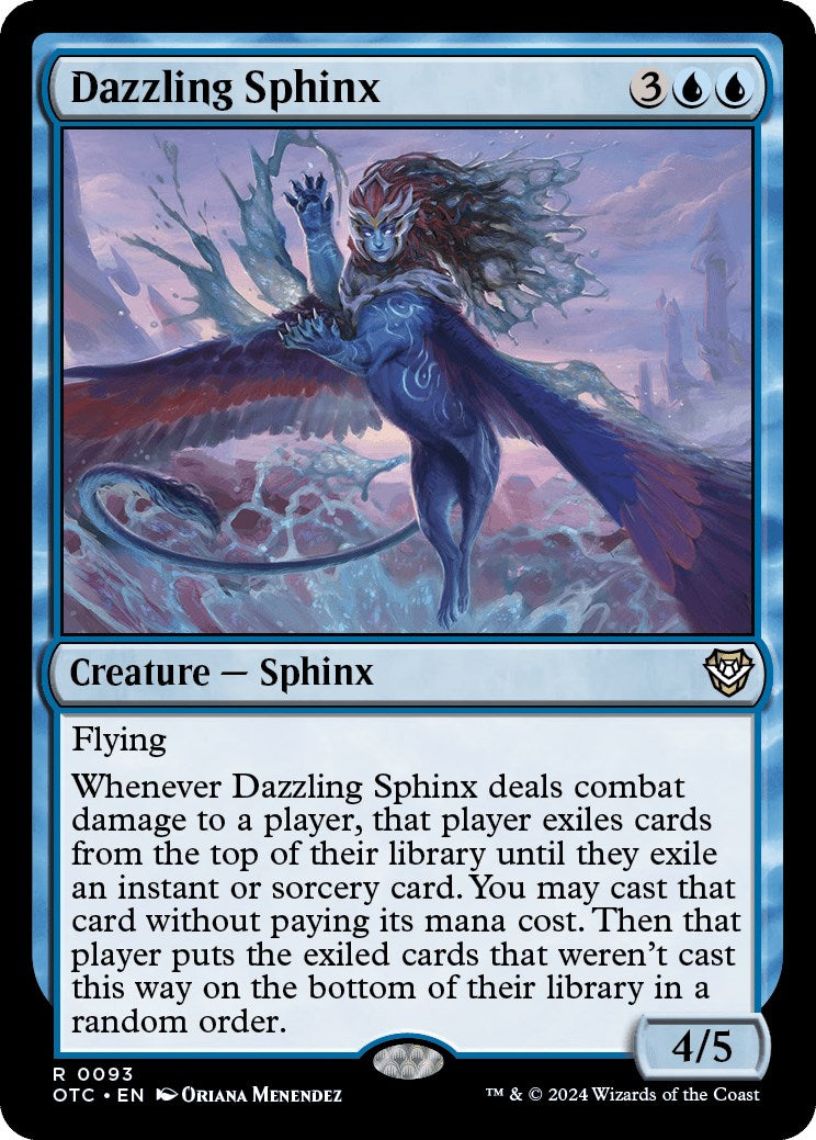 Dazzling Sphinx [Outlaws of Thunder Junction Commander] | L.A. Mood Comics and Games
