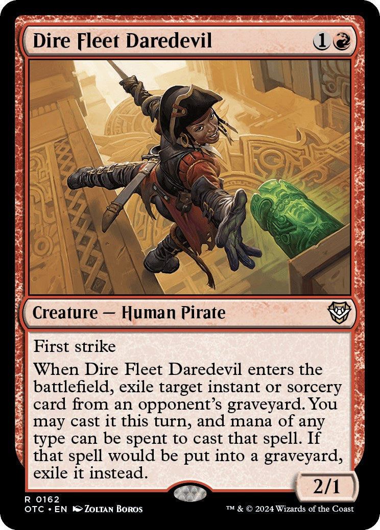 Dire Fleet Daredevil [Outlaws of Thunder Junction Commander] | L.A. Mood Comics and Games