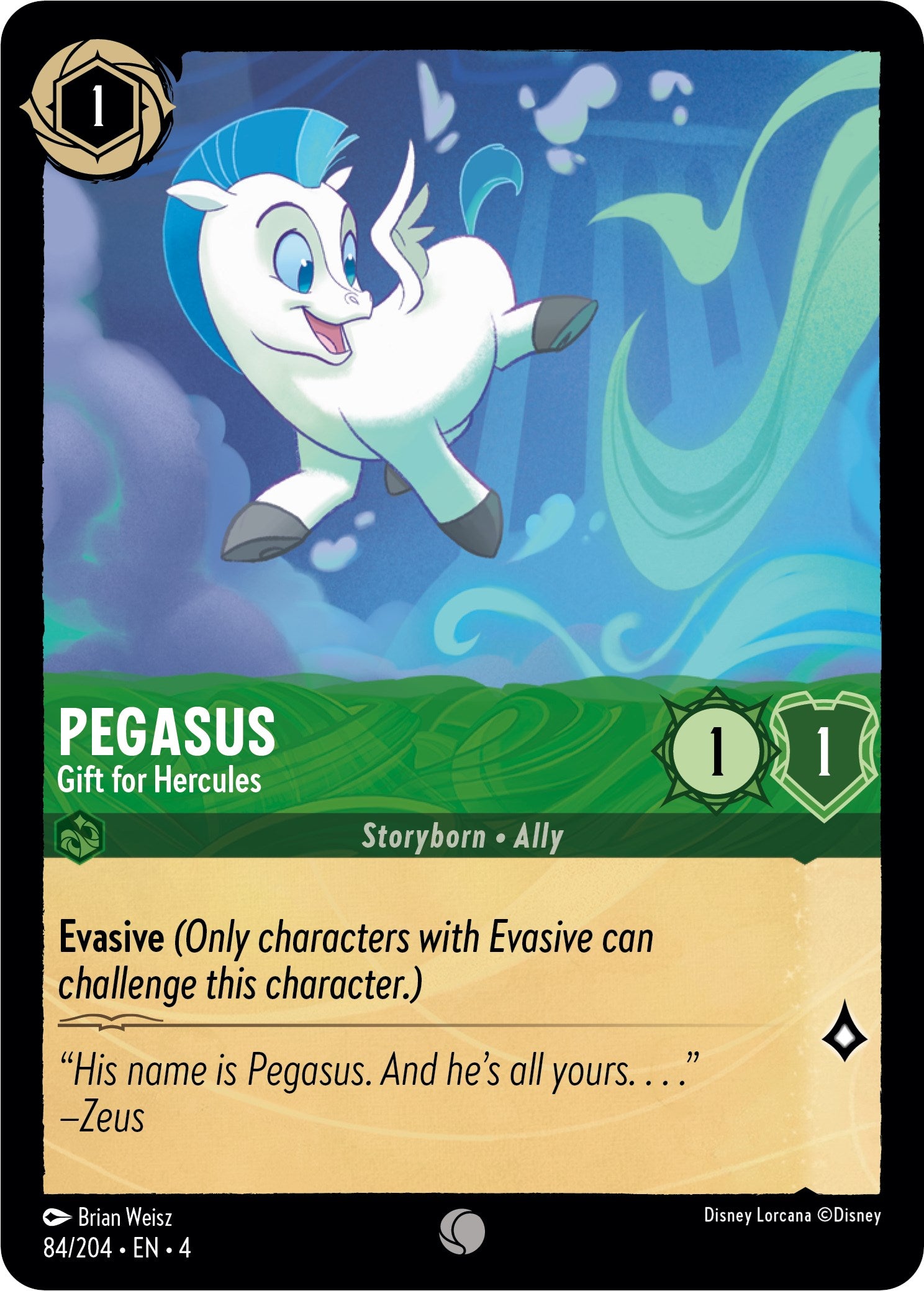 Pegasus - Gift for Hercules (84/204) [Ursula's Return] | L.A. Mood Comics and Games
