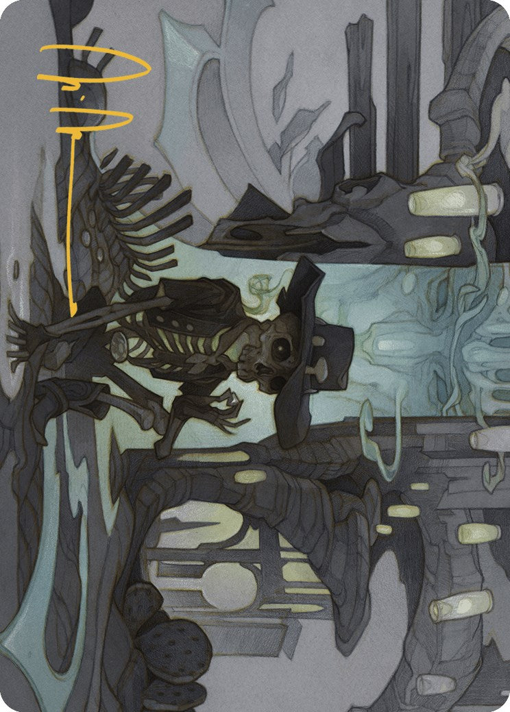 Tinybones Joins Up Art Card (Gold-Stamped Signature) [Outlaws of Thunder Junction Art Series] | L.A. Mood Comics and Games
