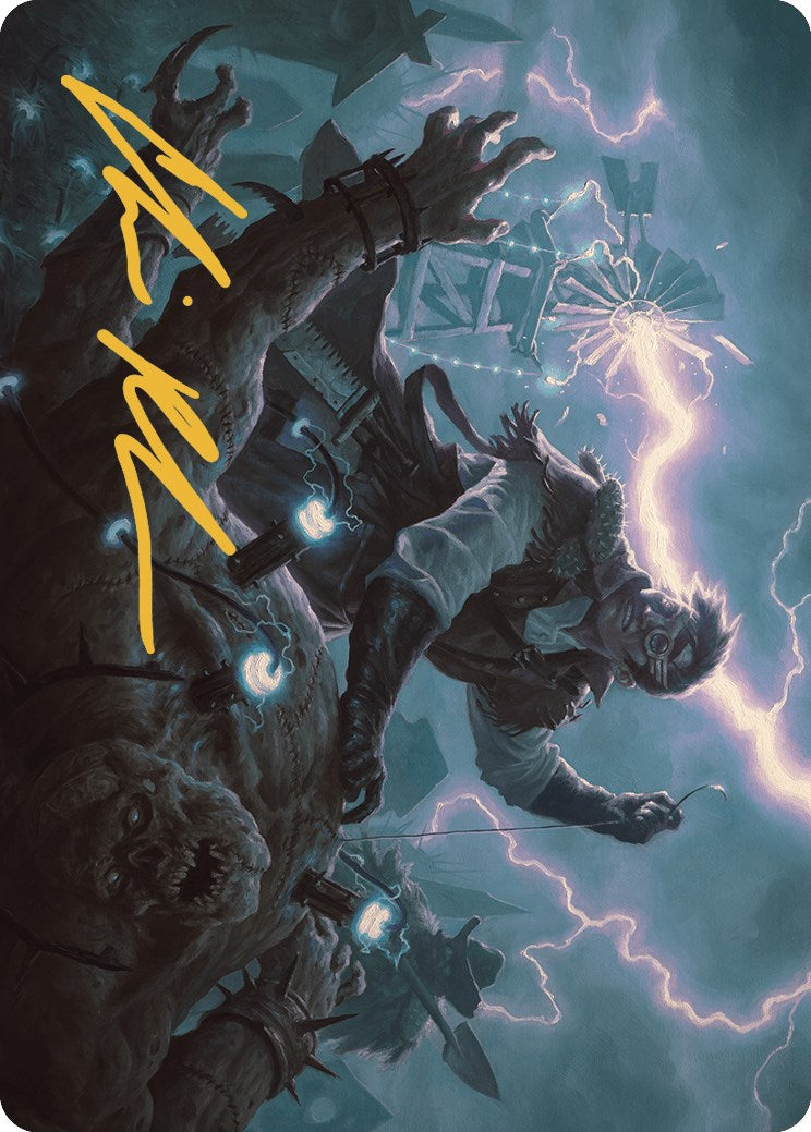 Geralf, the Fleshwright Art Card (Gold-Stamped Signature) [Outlaws of Thunder Junction Art Series] | L.A. Mood Comics and Games