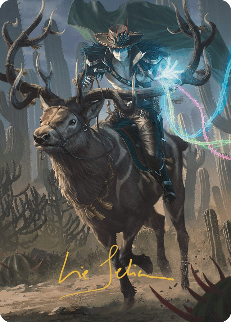 Oko, the Ringleader Art Card (54/54) (Gold-Stamped Signature) [Outlaws of Thunder Junction Art Series] | L.A. Mood Comics and Games