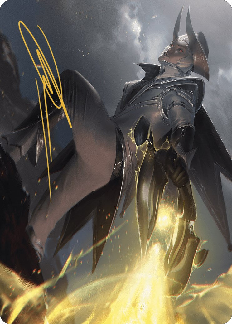 Ruthless Lawbringer Art Card (Gold-Stamped Signature) [Outlaws of Thunder Junction Art Series] | L.A. Mood Comics and Games