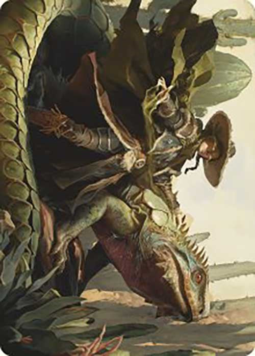 Outcaster Trailblazer Art Card [Outlaws of Thunder Junction Art Series] | L.A. Mood Comics and Games