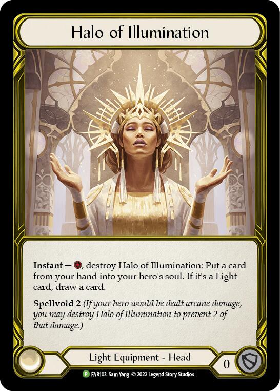 Halo of Illumination (Golden) [FAB103] (Promo)  Cold Foil | L.A. Mood Comics and Games