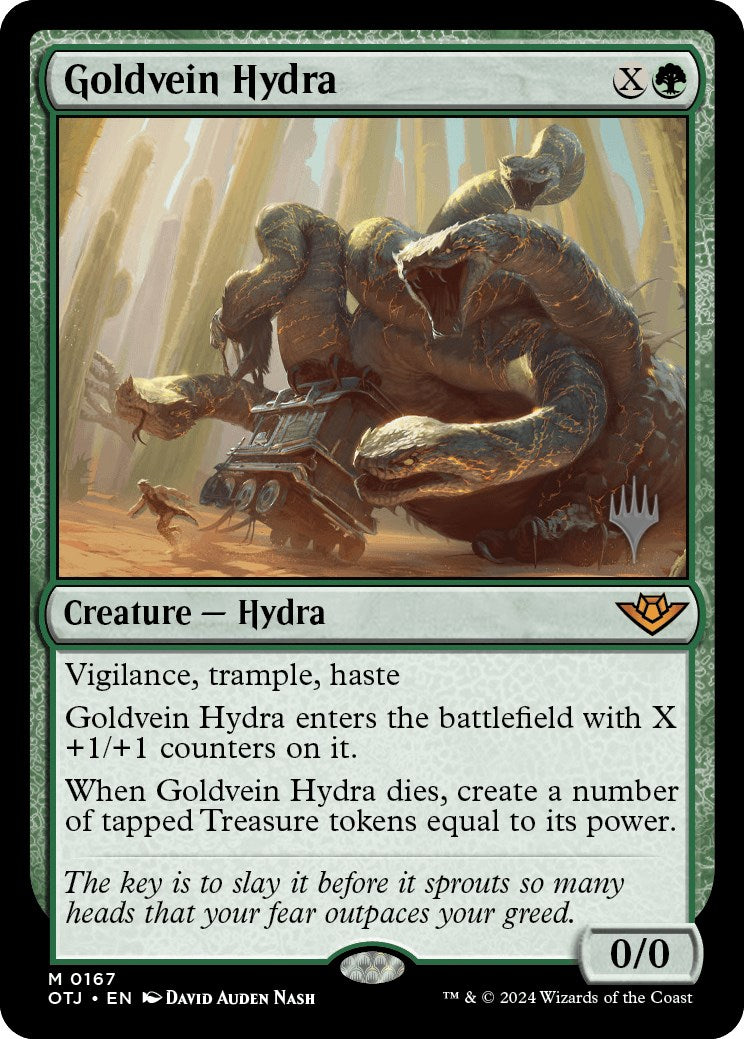 Goldvein Hydra (Promo Pack) [Outlaws of Thunder Junction Promos] | L.A. Mood Comics and Games