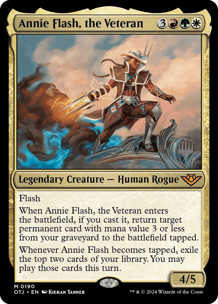 Annie Flash, the Veteran (Promo Pack) [Outlaws of Thunder Junction Promos] | L.A. Mood Comics and Games