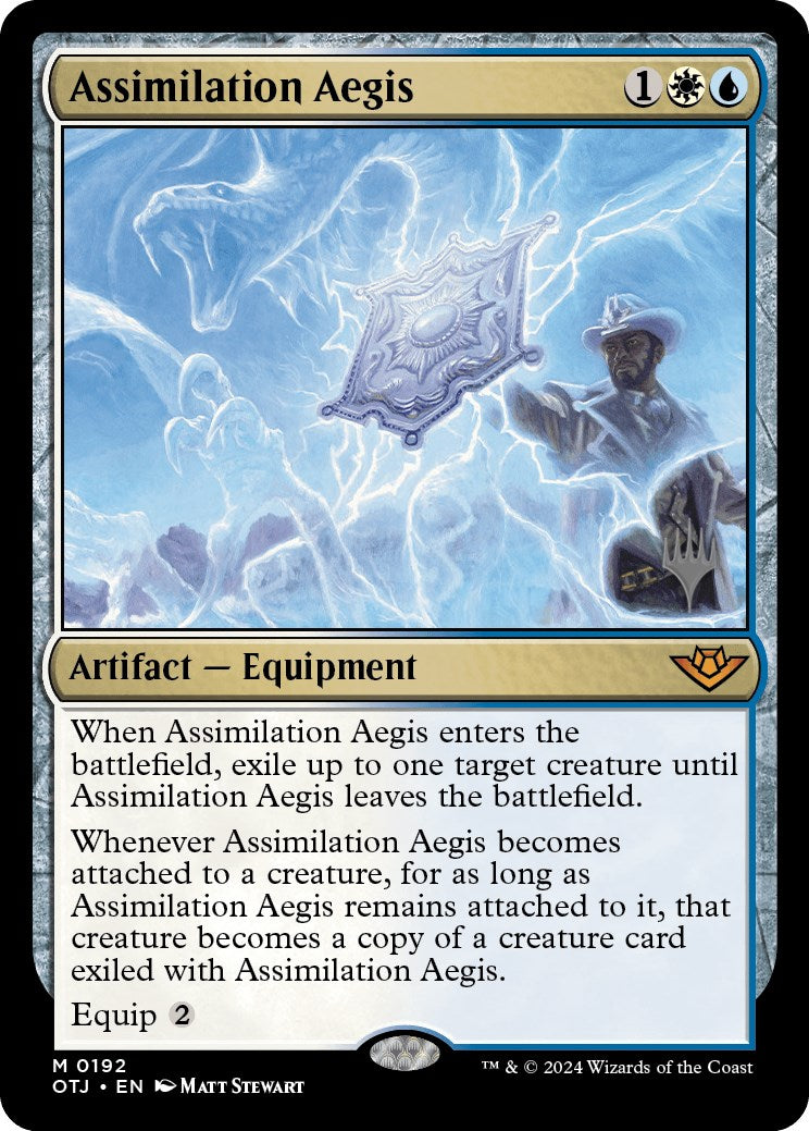 Assimilation Aegis (Promo Pack) [Outlaws of Thunder Junction Promos] | L.A. Mood Comics and Games