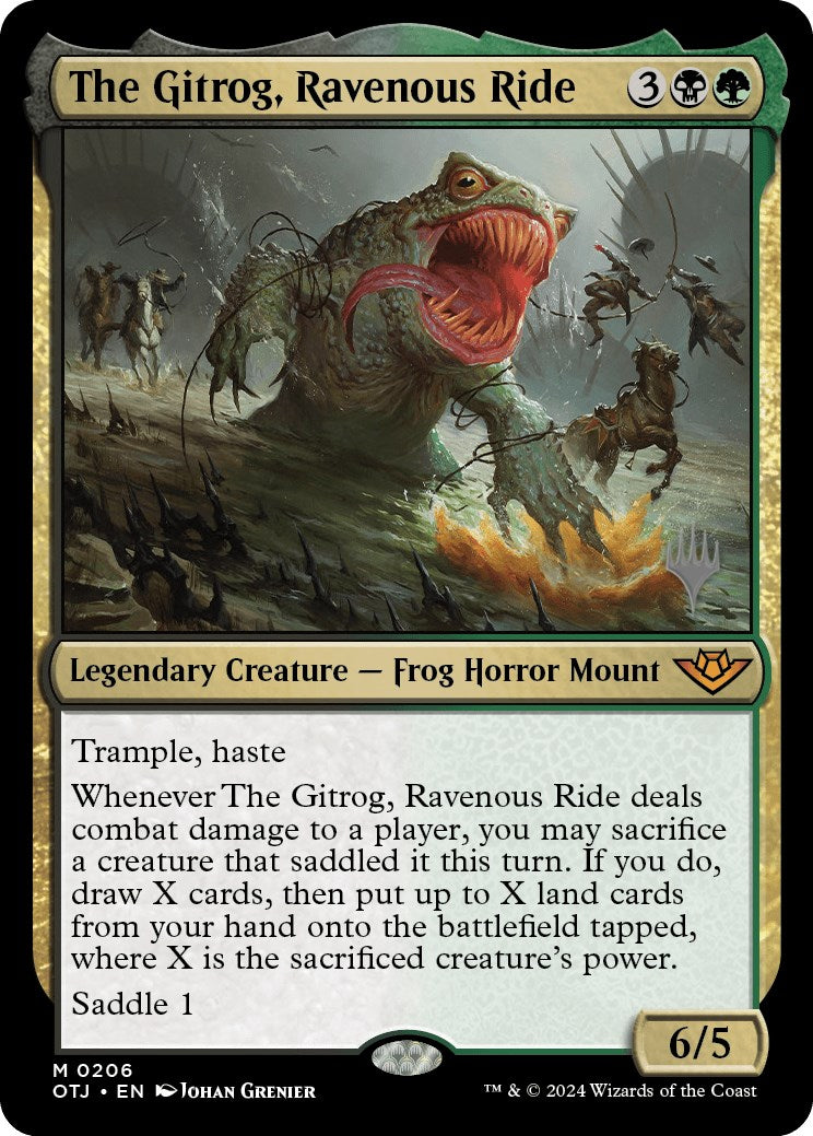 The Gitrog, Ravenous Ride (Promo Pack) [Outlaws of Thunder Junction Promos] | L.A. Mood Comics and Games