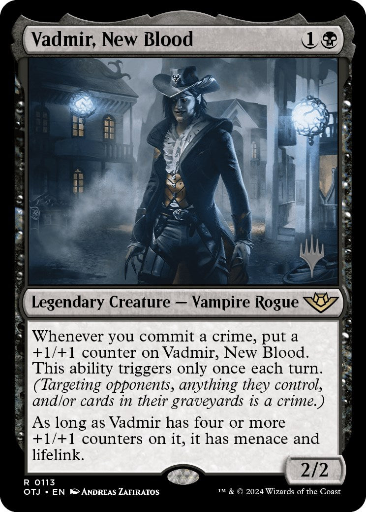 Vadmir, New Blood (Promo Pack) [Outlaws of Thunder Junction Promos] | L.A. Mood Comics and Games