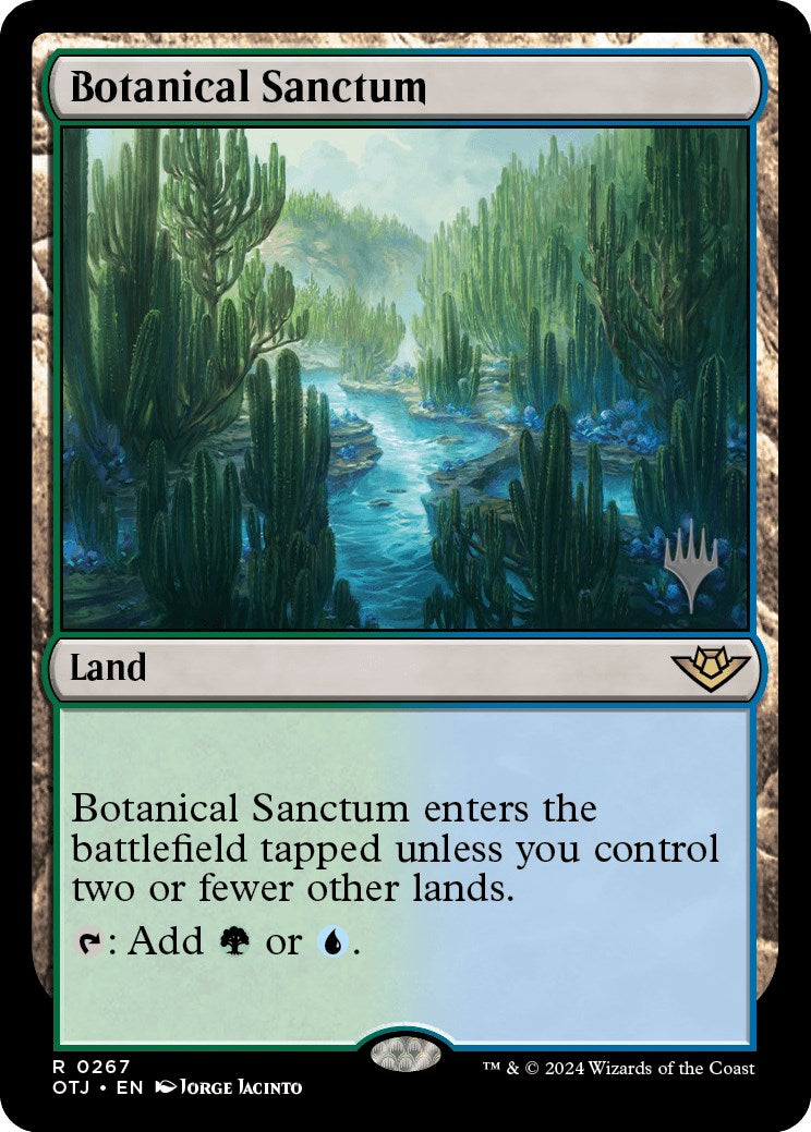 Botanical Sanctum (Promo Pack) [Outlaws of Thunder Junction Promos] | L.A. Mood Comics and Games