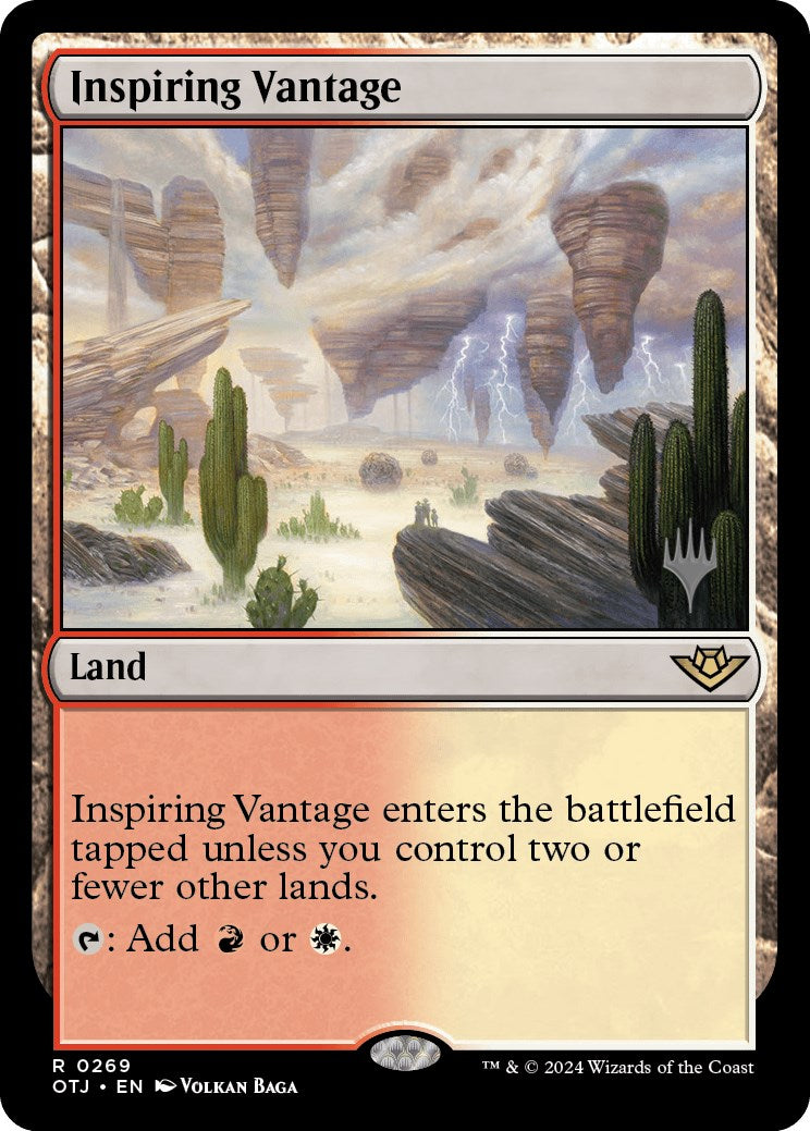 Inspiring Vantage (Promo Pack) [Outlaws of Thunder Junction Promos] | L.A. Mood Comics and Games