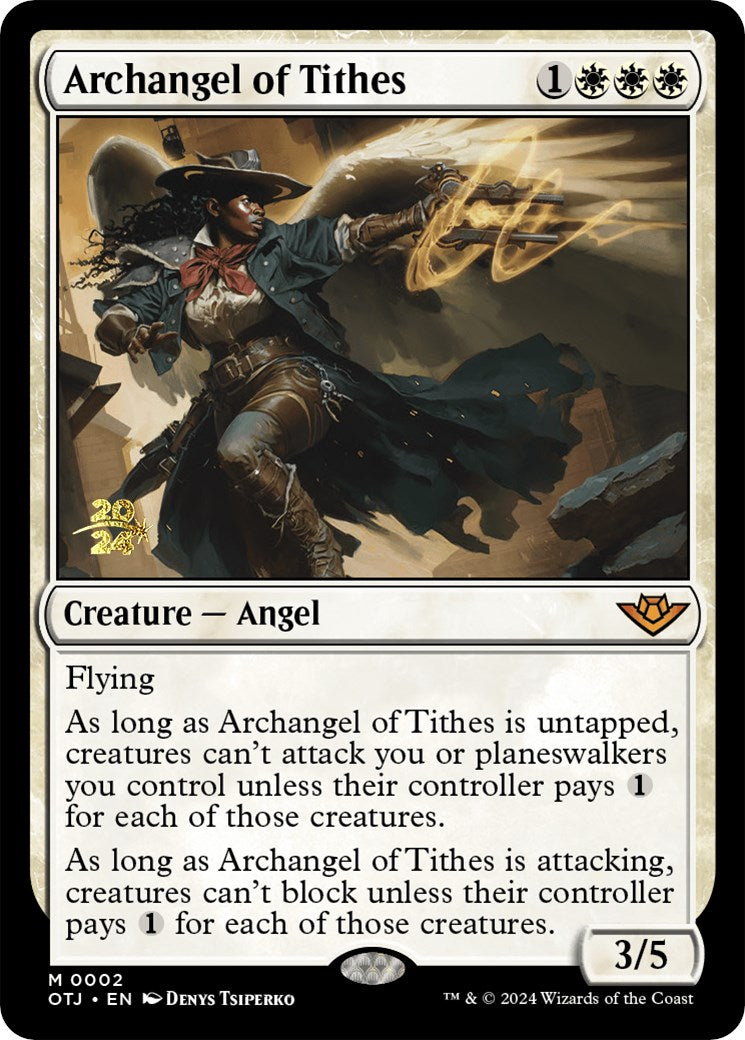 Archangel of Tithes [Outlaws of Thunder Junction Prerelease Promos] | L.A. Mood Comics and Games