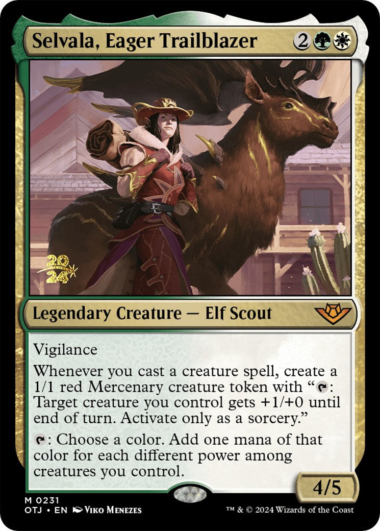 Selvala, Eager Trailblazer [Outlaws of Thunder Junction Prerelease Promos] | L.A. Mood Comics and Games