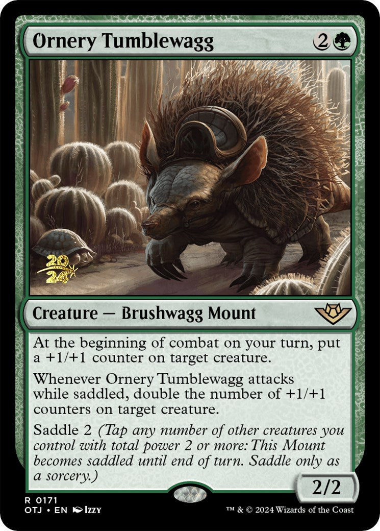 Ornery Tumblewagg [Outlaws of Thunder Junction Prerelease Promos] | L.A. Mood Comics and Games
