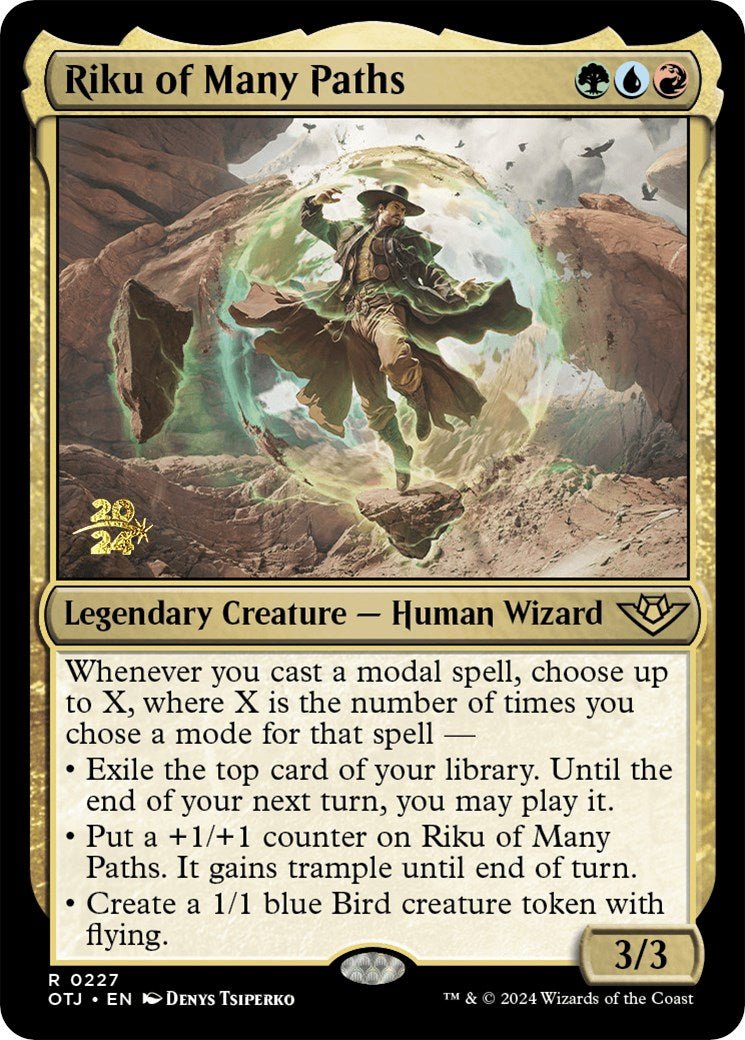 Riku of Many Paths [Outlaws of Thunder Junction Prerelease Promos] | L.A. Mood Comics and Games