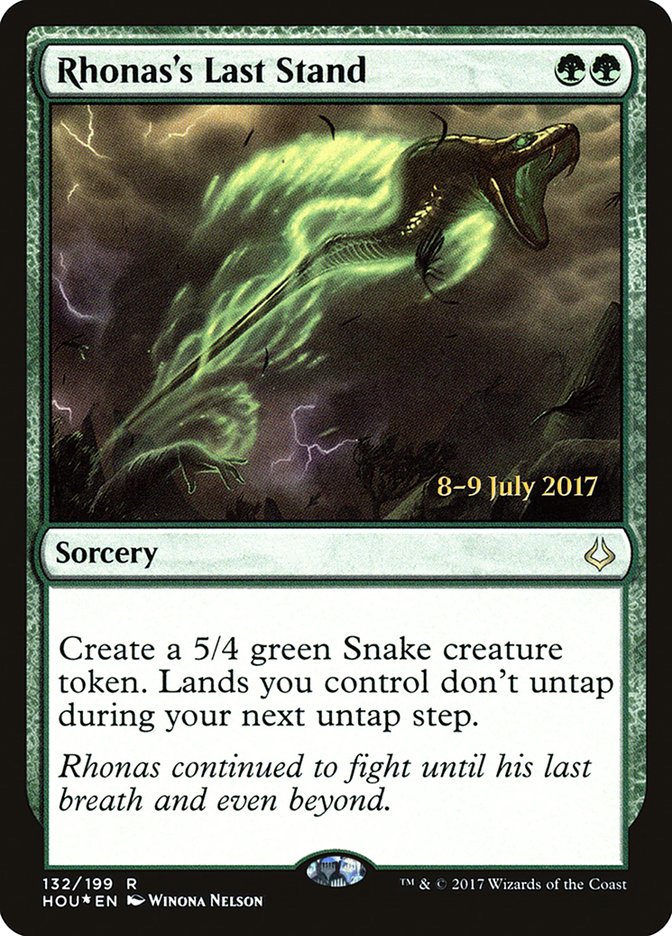 Rhonas's Last Stand [Hour of Devastation Prerelease Promos] | L.A. Mood Comics and Games