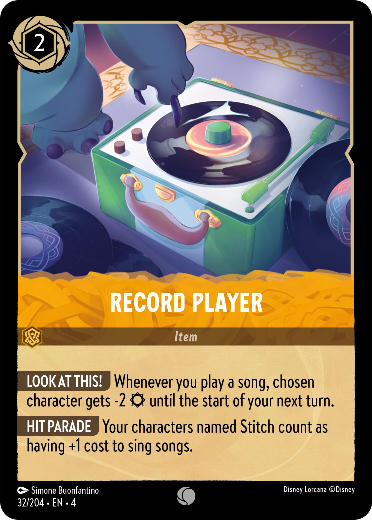 Record Player (32/204) [Ursula's Return] | L.A. Mood Comics and Games