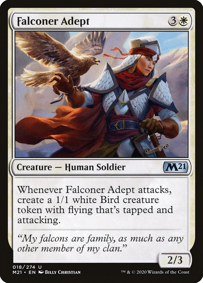 Falconer Adept [Core Set 2021] | L.A. Mood Comics and Games