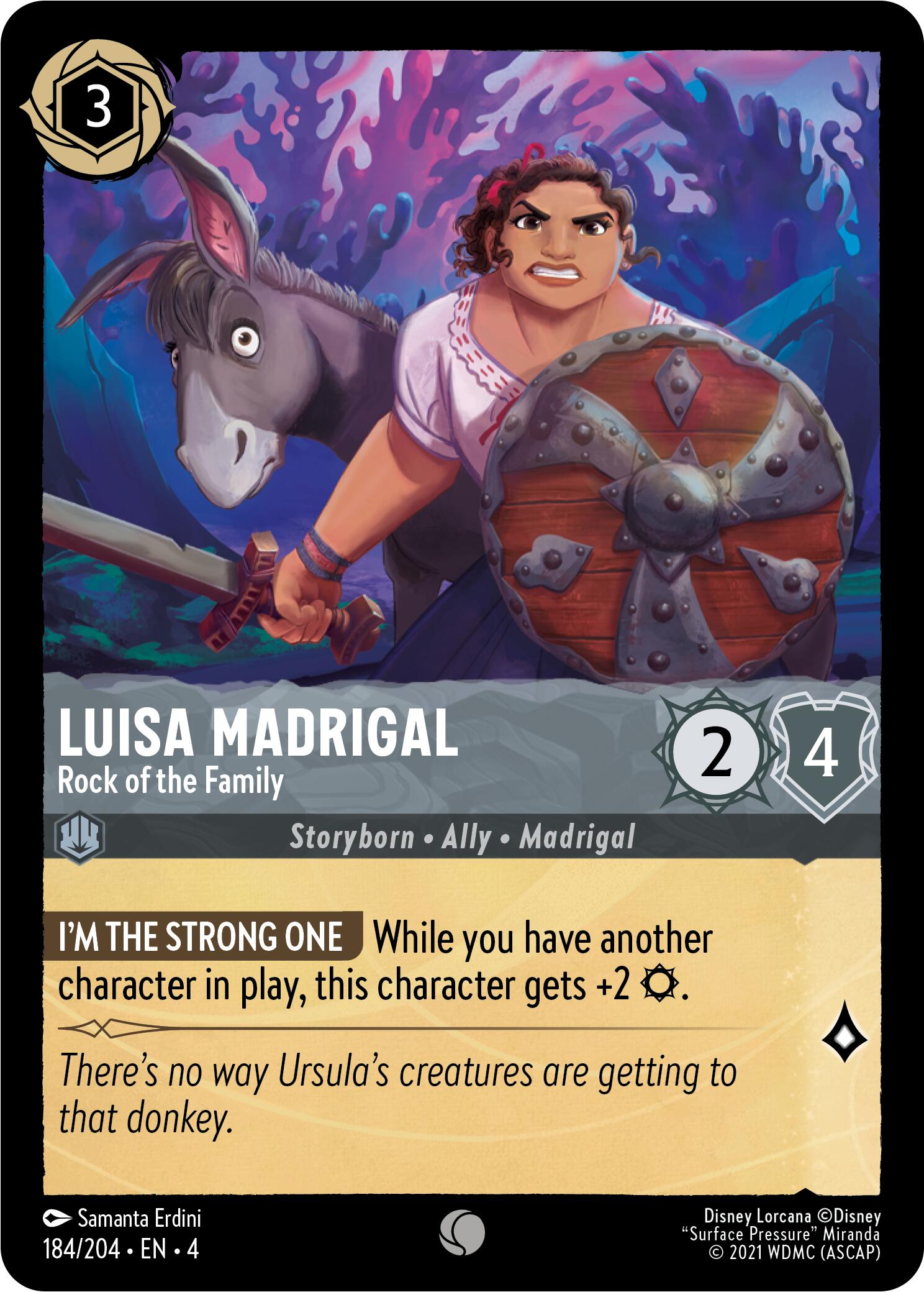 Luisa Madrigal - Rock of the Family (184/204) [Ursula's Return] | L.A. Mood Comics and Games