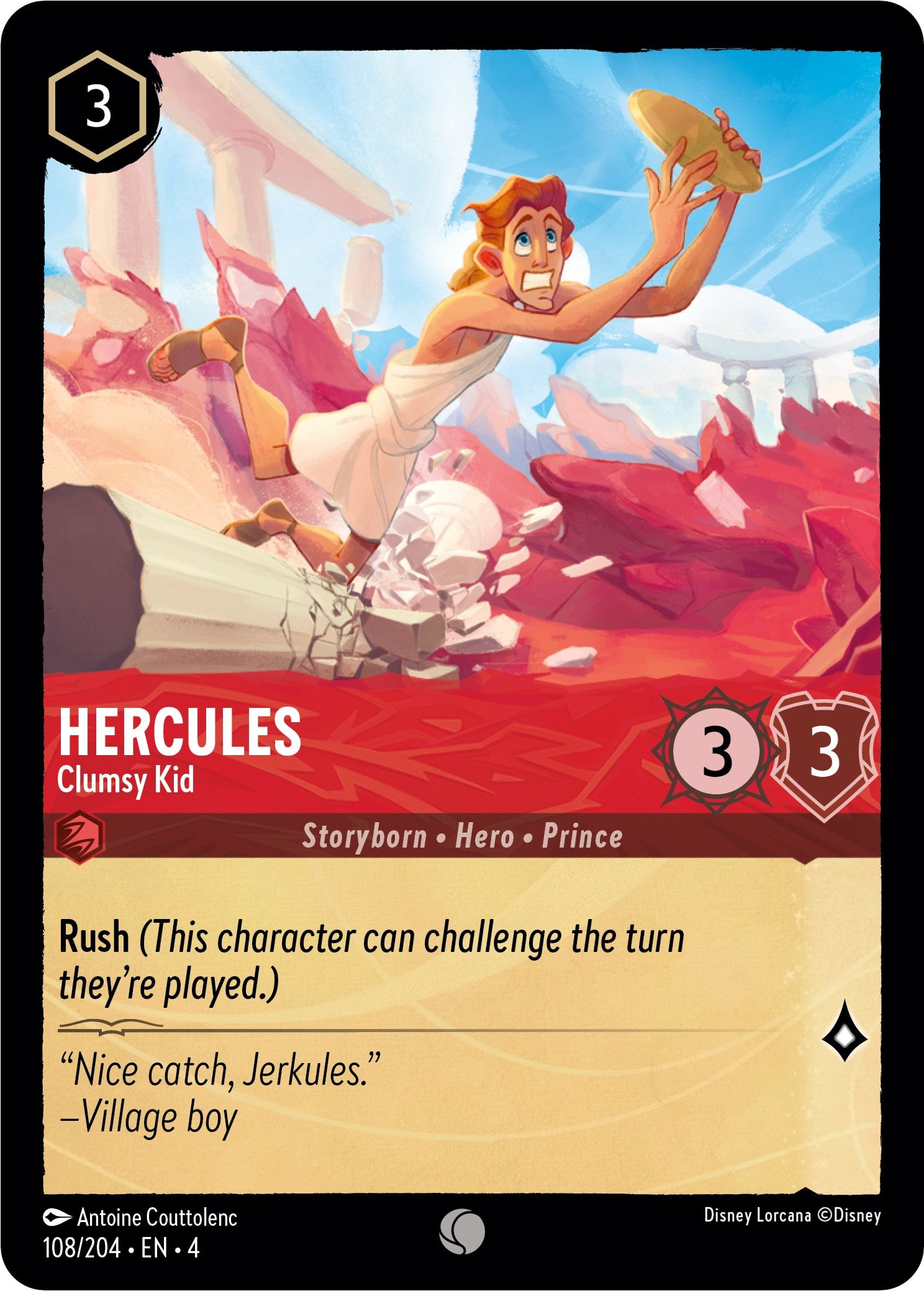 Hercules - Clumsy Kid (108/204) [Ursula's Return] | L.A. Mood Comics and Games