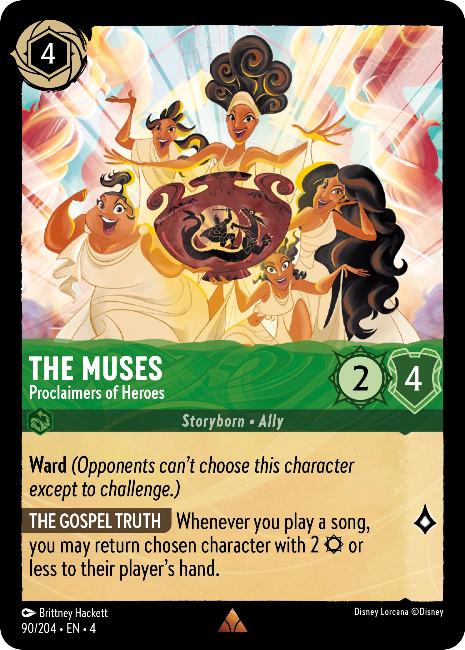 The Muses - Proclaimers of Heroes (90/204) [Ursula's Return] | L.A. Mood Comics and Games
