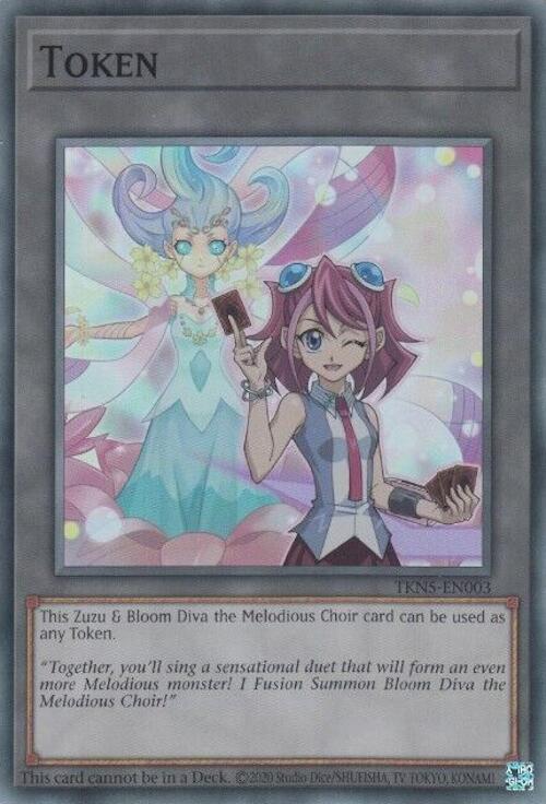 Token: Zuzu and Bloom Diva the Melodious Choir [TKN5-EN003] Super Rare | L.A. Mood Comics and Games