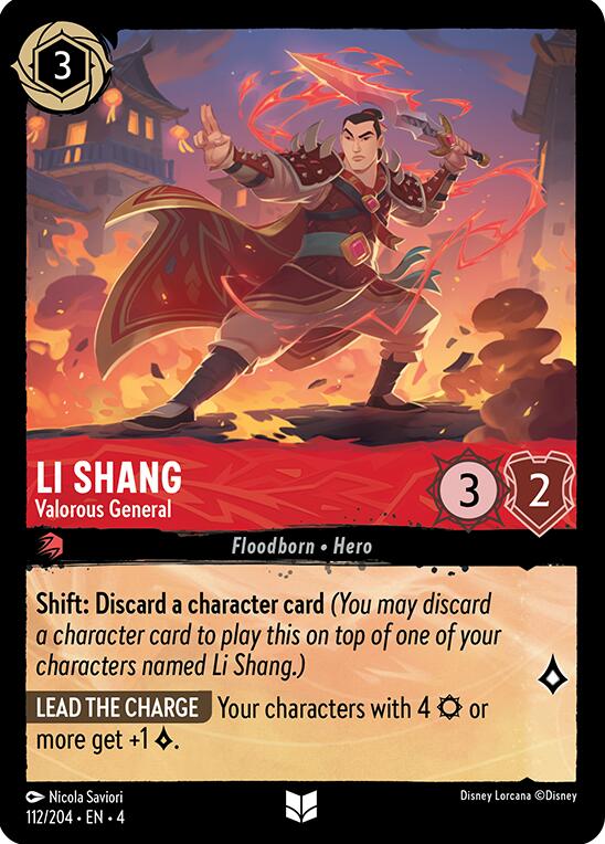 Li Shang - Valorous General (112/204) [Ursula's Return] | L.A. Mood Comics and Games