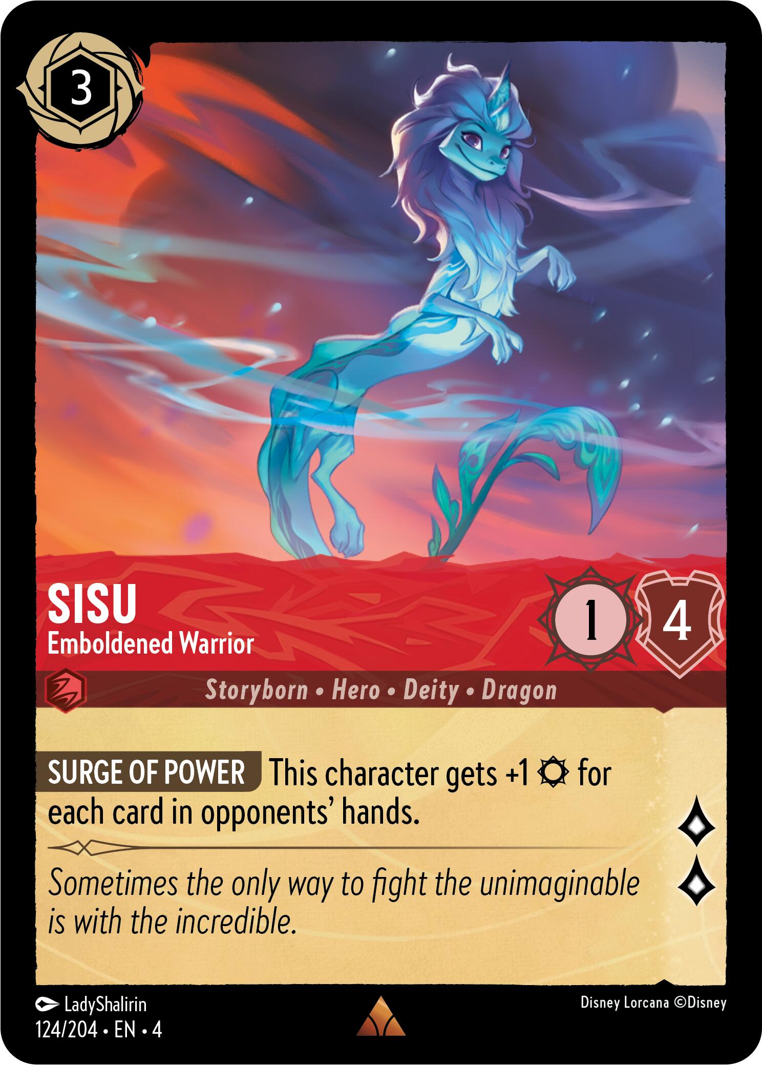 Sisu - Emboldened Warrior (124/204) [Ursula's Return] | L.A. Mood Comics and Games