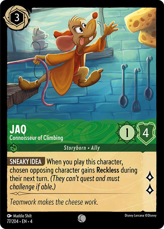 Jaq - Connoisseur of Climbing (77/204) [Ursula's Return] | L.A. Mood Comics and Games