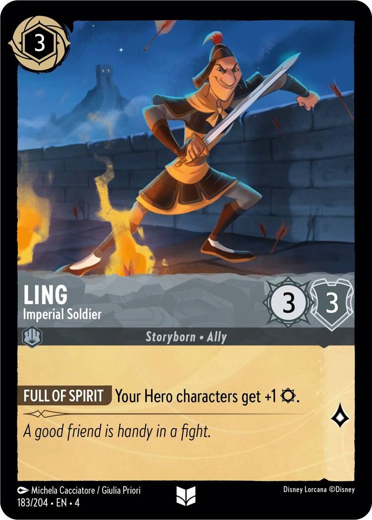 Ling - Imperial Soldier (183/204) [Ursula's Return] | L.A. Mood Comics and Games