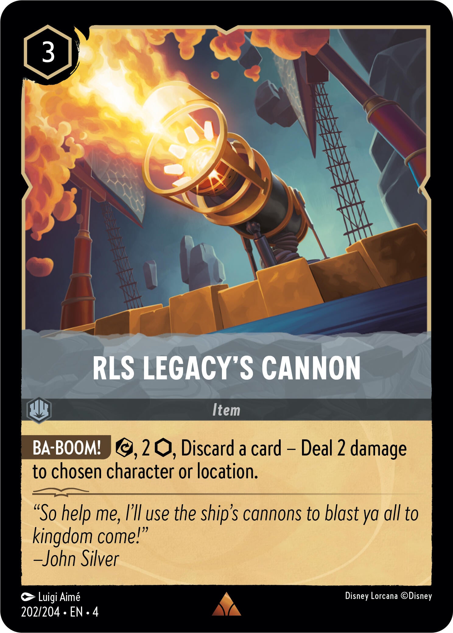 RLS Legacy's Cannon (202/204) [Ursula's Return] | L.A. Mood Comics and Games