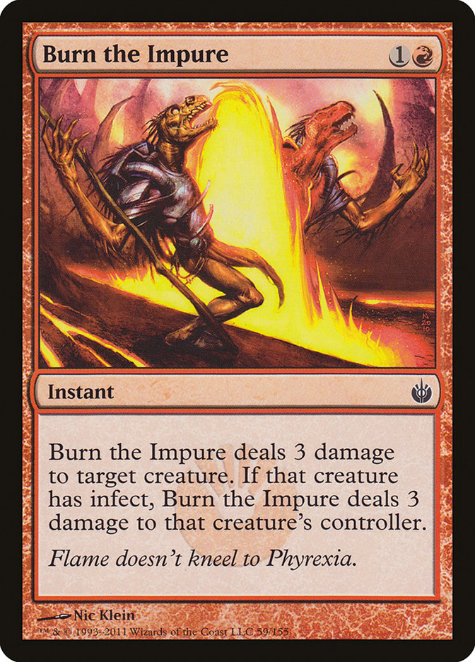 Burn the Impure [Mirrodin Besieged] | L.A. Mood Comics and Games