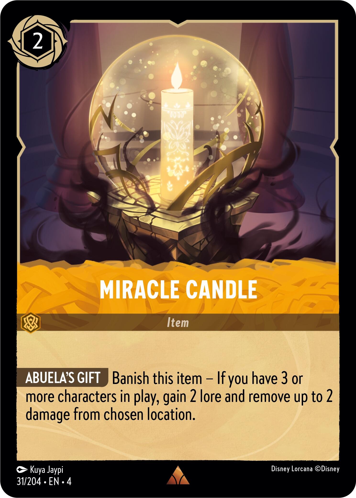 Miracle Candle (31/204) [Ursula's Return] | L.A. Mood Comics and Games