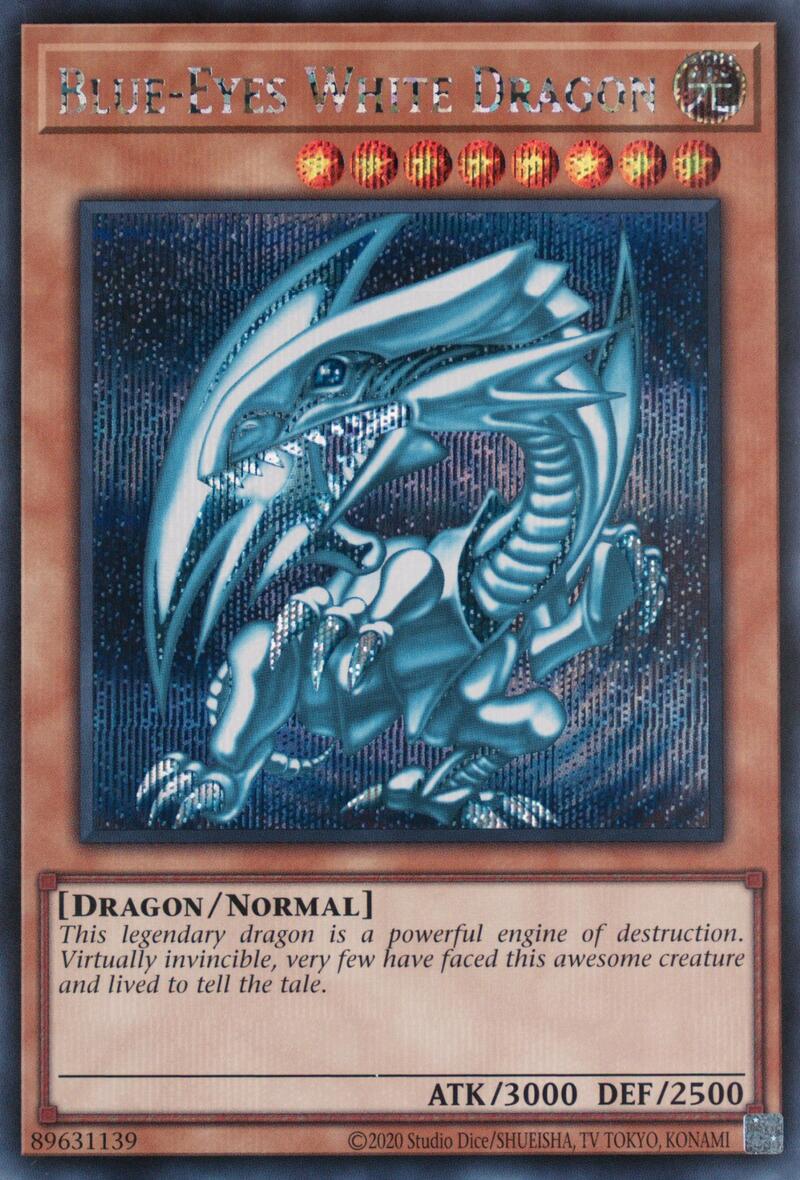 Blue-Eyes White Dragon (Secret Rare) Secret Rare | L.A. Mood Comics and Games