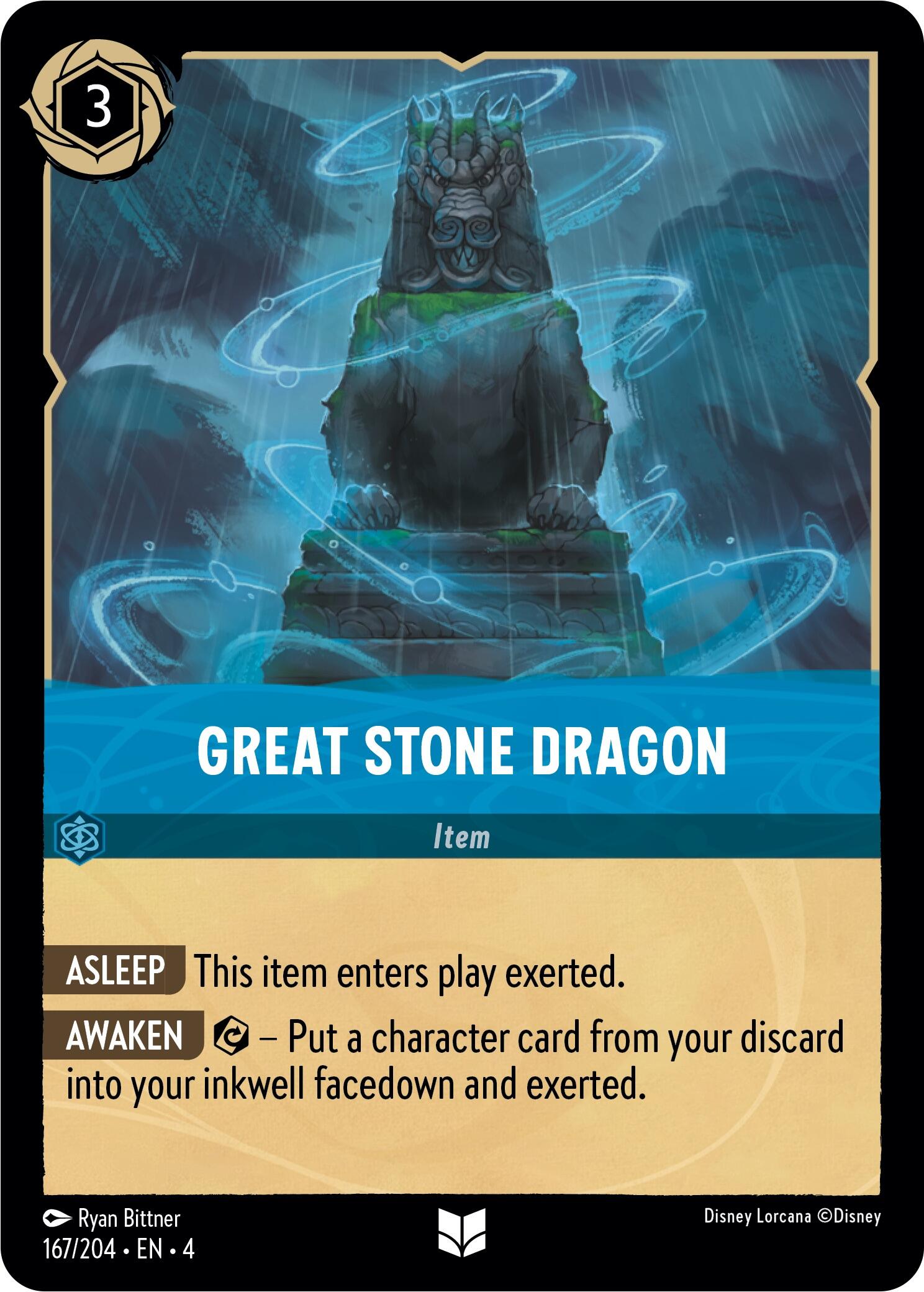 Great Stone Dragon (167/204) [Ursula's Return] | L.A. Mood Comics and Games