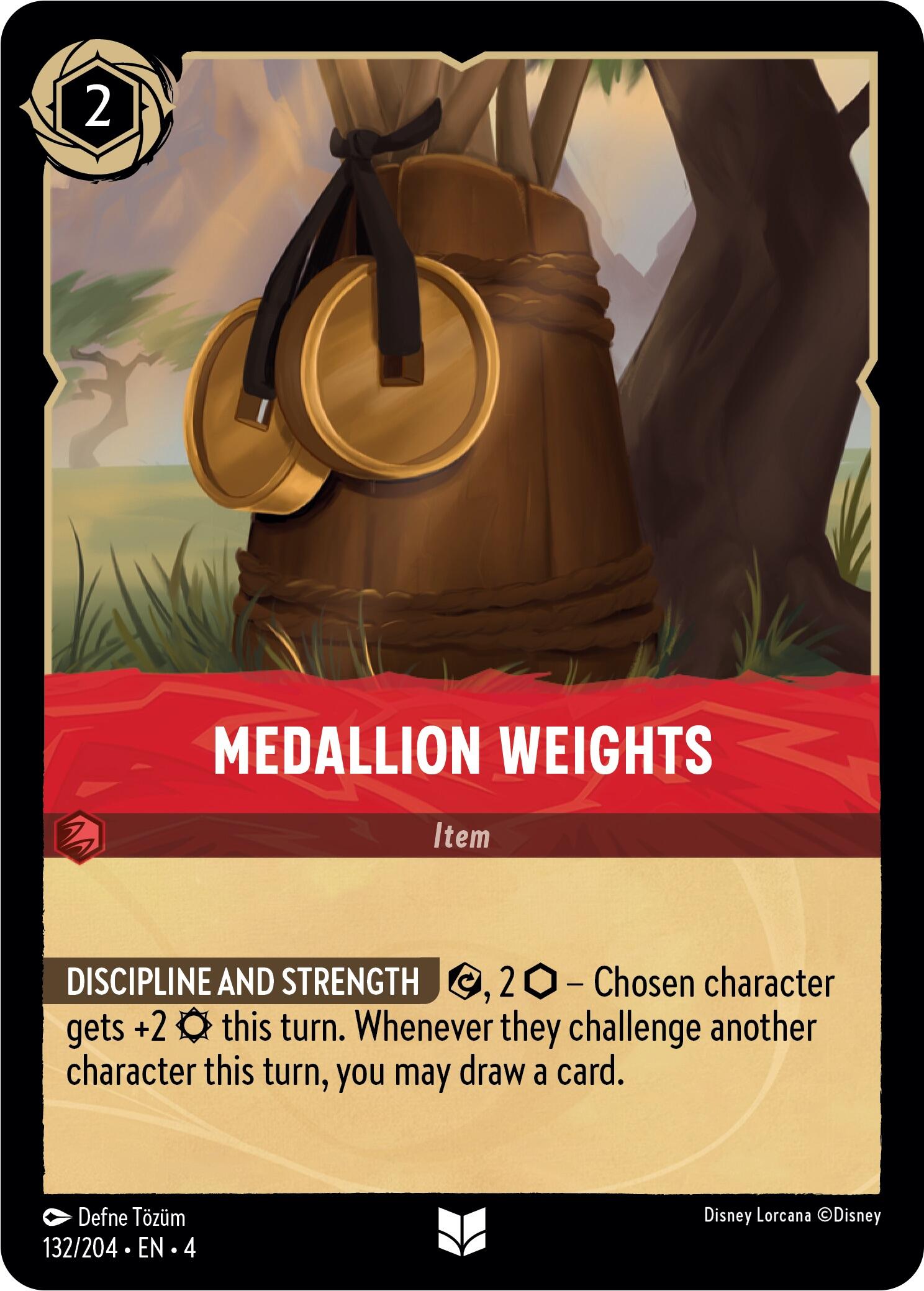 Medallion Weights (132/204) [Ursula's Return] | L.A. Mood Comics and Games