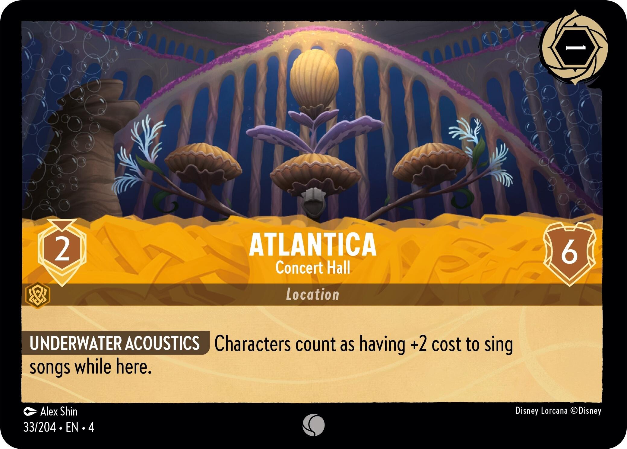 Atlantica - Concert Hall (33/204) [Ursula's Return] | L.A. Mood Comics and Games