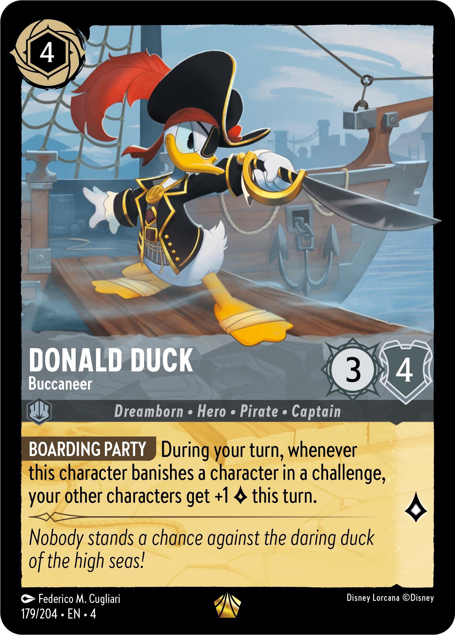 Donald Duck - Buccaneer (179/204) [Ursula's Return] | L.A. Mood Comics and Games