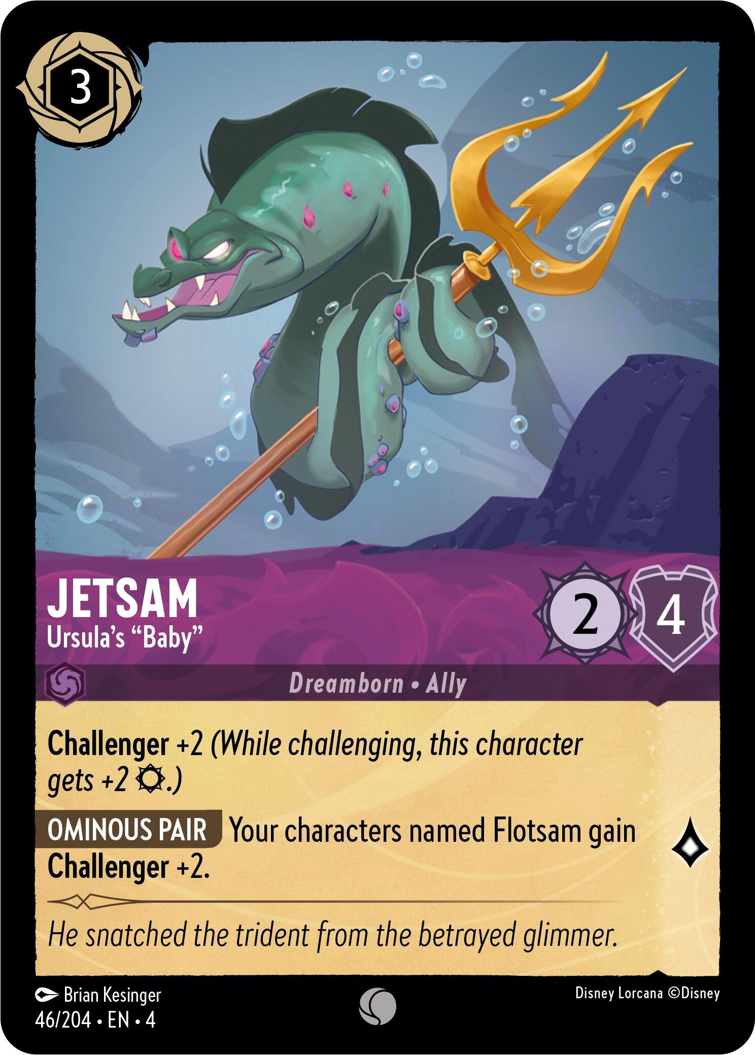 Jetsam - Ursula's "Baby" (46/204) [Ursula's Return] | L.A. Mood Comics and Games