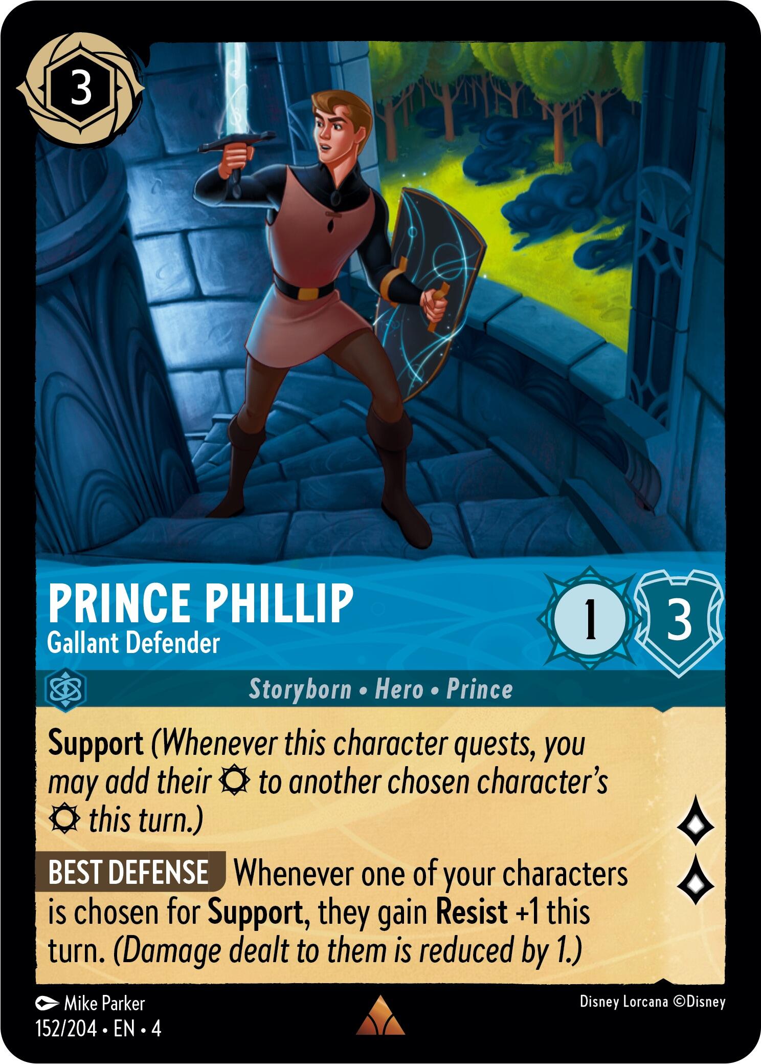 Prince Phillip - Gallant Defender (152/204) [Ursula's Return] | L.A. Mood Comics and Games