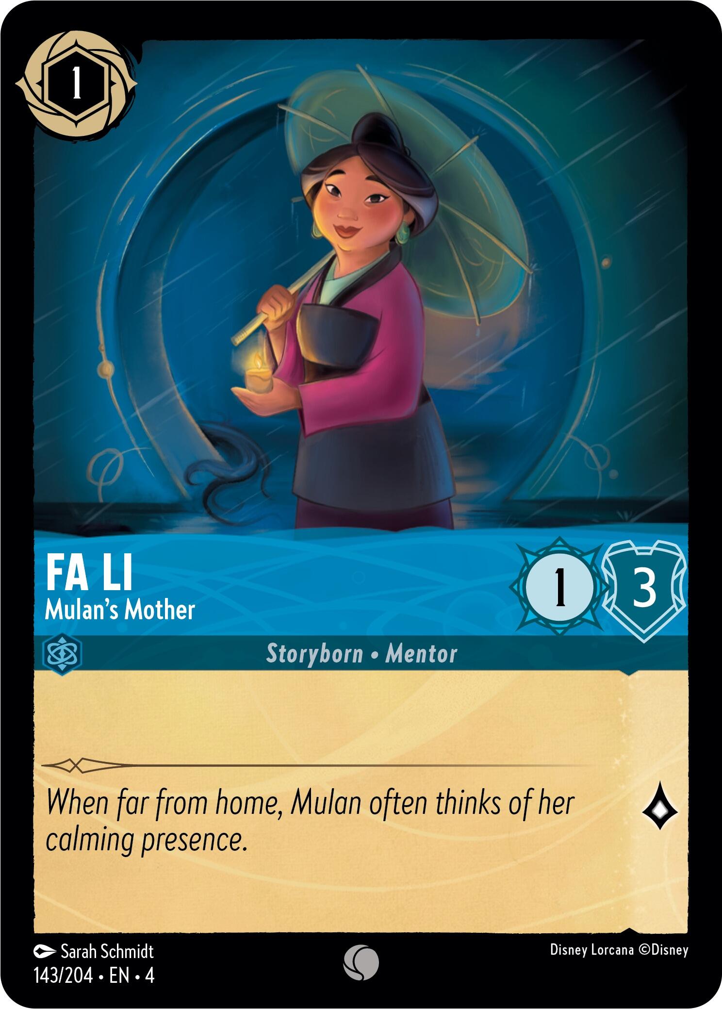 Fa Li - Mulan's Mother (143/204) [Ursula's Return] | L.A. Mood Comics and Games